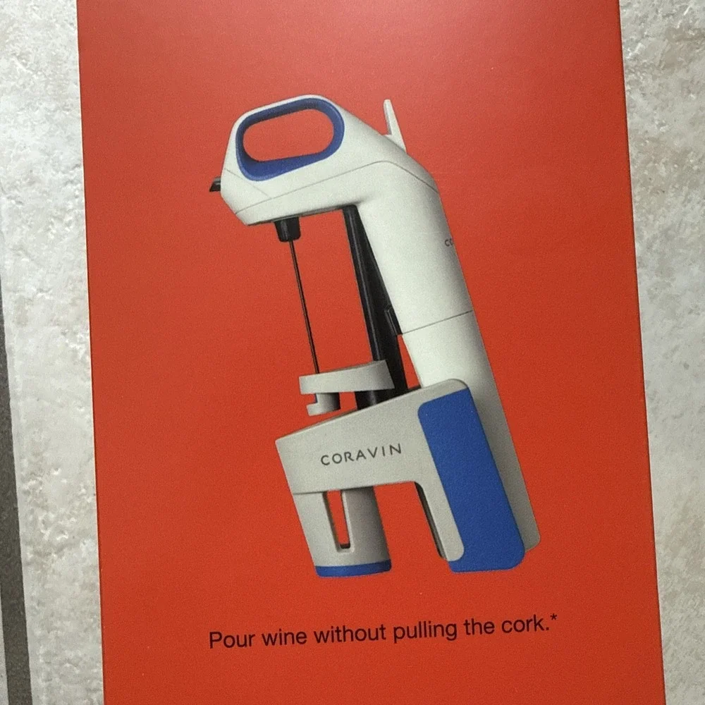 Coravin Wine Pourer & Preservation System - Model One - Blue Gray New/Sealed